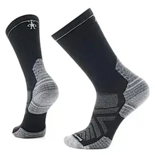 Summit Essential men’s merino crew socks in black — everyday performance